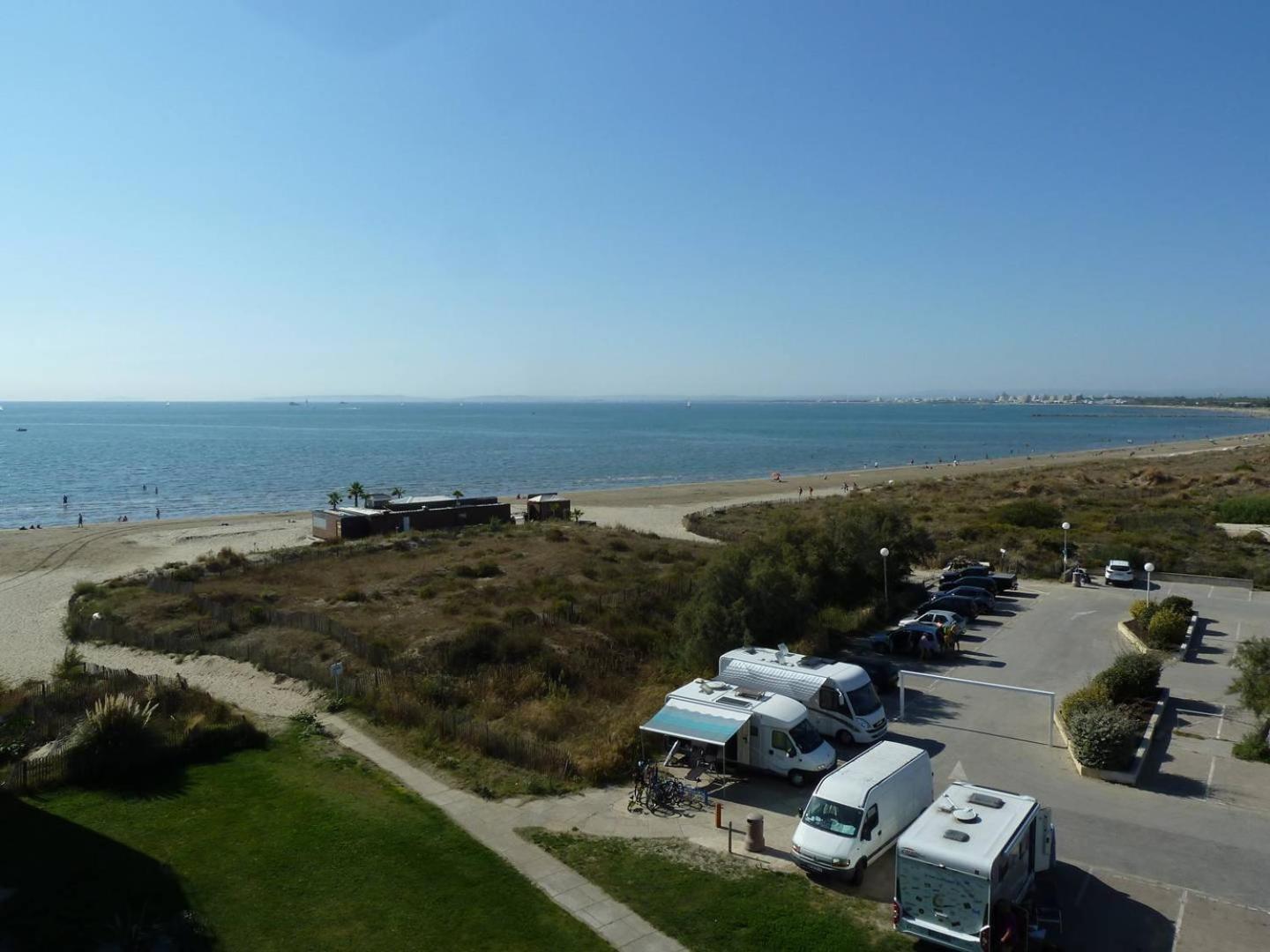 As14629 - P2 Mezzanine Avec Vue Mer Laterale, Dans Une Residence Sur Plage Avec Parking Prive Le Grau-du-Roi Eksteriør bilde